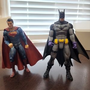 Superman & Batman action figures
